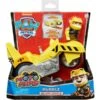 Spin Master Paw Patrol Moto Pups Rubbles Motorrad, Spielfahrzeug
