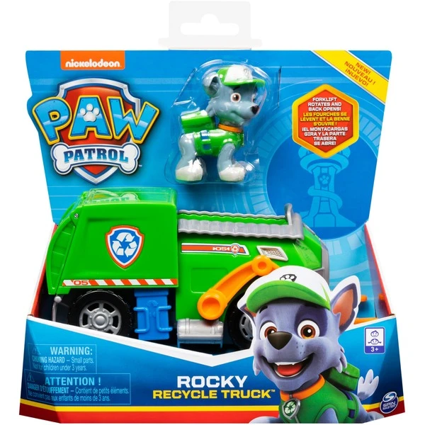 Spin Master Paw Patrol Rockys Recycling-Truck, Spielfahrzeug 1 Spin Master Paw Patrol Rockys Recycling-Truck, Spielfahrzeug
