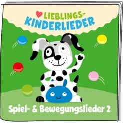 Tonies Lieblings-Kinderlieder Spiel- Und Bewegungslieder 2, Spielfigur -Trendiger Spielzeugladen Tonies Lieblings Kinderlieder Spiel und Bewegungslieder 2 Spielfigur@@1se2tt2b 2
