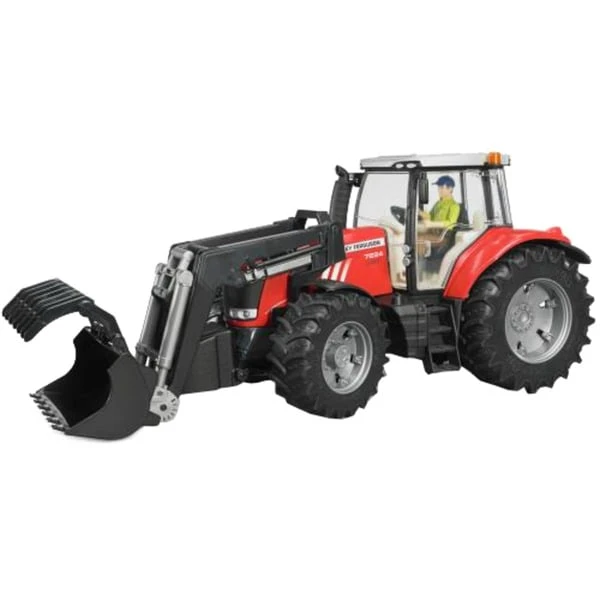 Bruder Massey Ferguson 7624 Mit Frontlader, Modellfahrzeug 3 Bruder Massey Ferguson 7624 Mit Frontlader, Modellfahrzeug – Bild 3